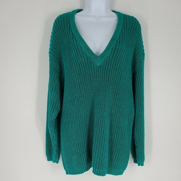 Vintage Nordstrom Brass Plum Women's Sweater Size Medium Chunky Cable Knit Bulky - Picture 1 of 9